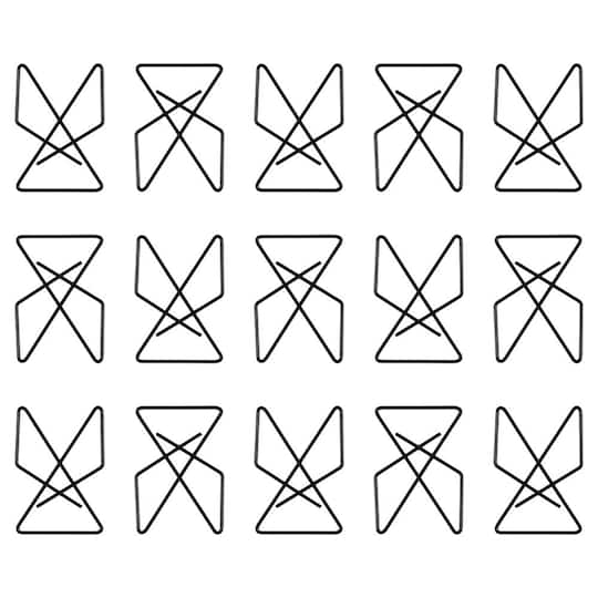 JAM Paper 1.5" Butterfly Clip Paper Clips
